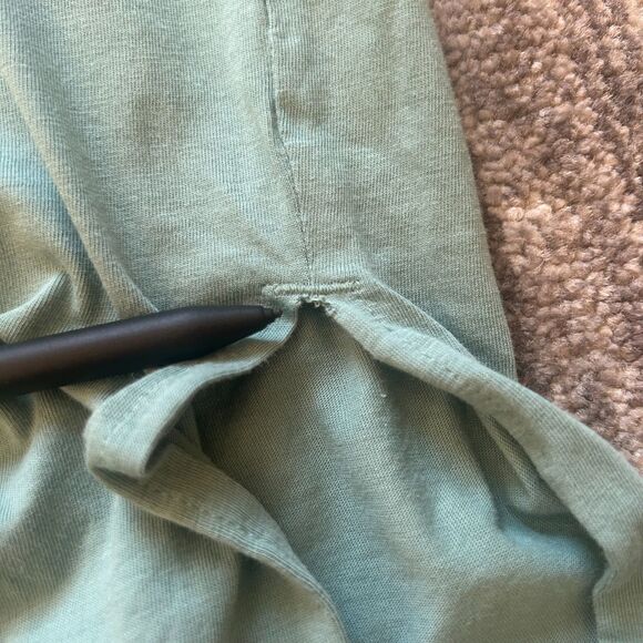 Pact 100% Organic Cotton Sleeveless Tank Midi Dress, Side Slit, Size XXL - Picture 8 of 8